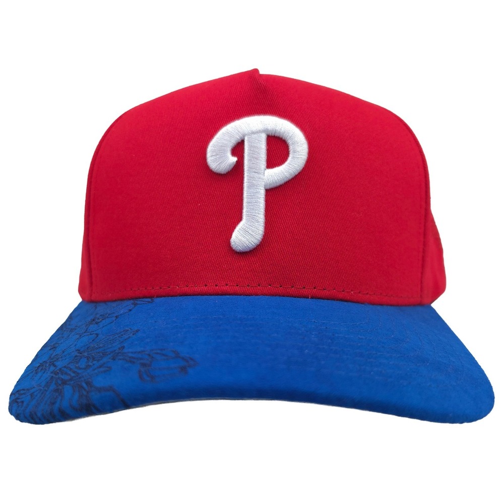 Philadelphia‎ Phillies Mitchell & Ness MLB Pro Fit Snapback Hat Cap 3D Logo NWT